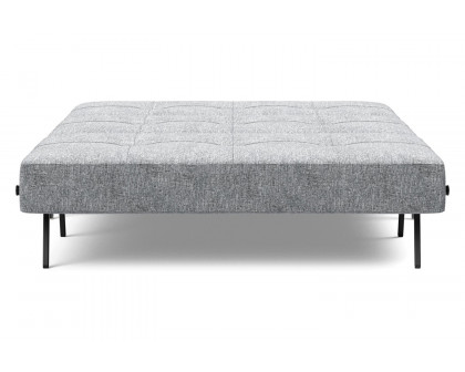 Innovation Living Cubed Full Size Sofa Bed with Alu Legs - 565 Twist Granite