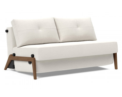 Innovation Living - Cubed Full Size Sofa Bed with Dark Wood Legs