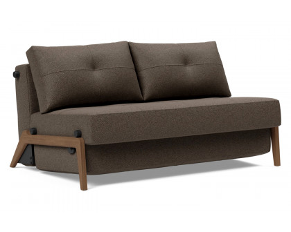 Innovation Living - Cubed Full Size Sofa Bed with Dark Wood Legs