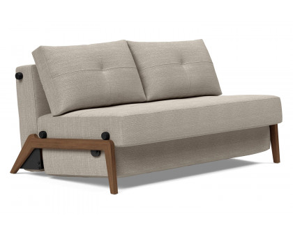 Innovation Living - Cubed Full Size Sofa Bed with Dark Wood Legs