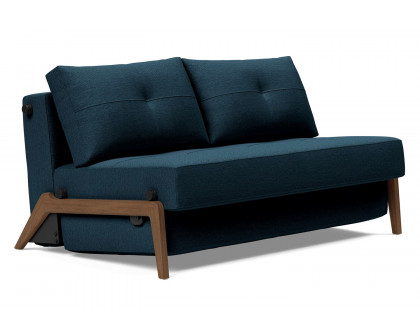 Innovation Living - Cubed Full Size Sofa Bed with Dark Wood Legs