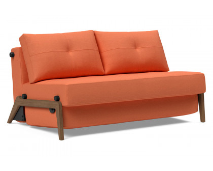 Innovation Living - Cubed Full Size Sofa Bed with Dark Wood Legs