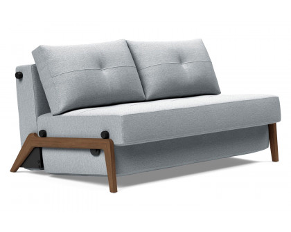 Innovation Living - Cubed Full Size Sofa Bed with Dark Wood Legs