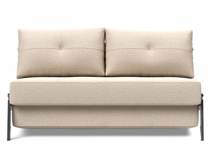 Innovation Living Cubed Full Size Sofa Bed with Chrome legs - 584 Argus Natural