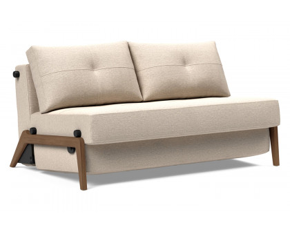 Innovation Living - Cubed Full Size Sofa Bed with Dark Wood Legs