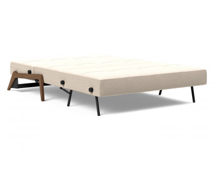 Innovation Living Cubed Full Size Sofa Bed with Dark Wood Legs - 584 Argus Natural