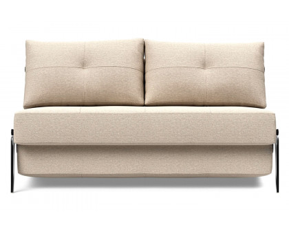 Innovation Living Cubed Full Size Sofa Bed with Alu Legs - 584 Argus Natural