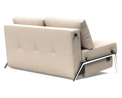 Innovation Living Cubed Full Size Sofa Bed with Alu Legs - 584 Argus Natural