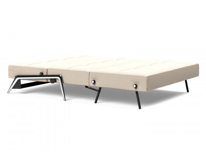 Innovation Living Cubed Full Size Sofa Bed with Alu Legs - 584 Argus Natural