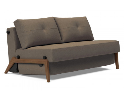 Innovation Living - Cubed Full Size Sofa Bed with Dark Wood Legs