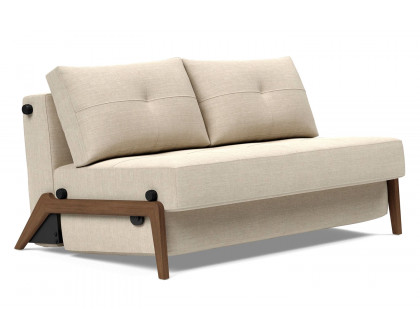 Innovation Living - Cubed Full Size Sofa Bed with Dark Wood Legs