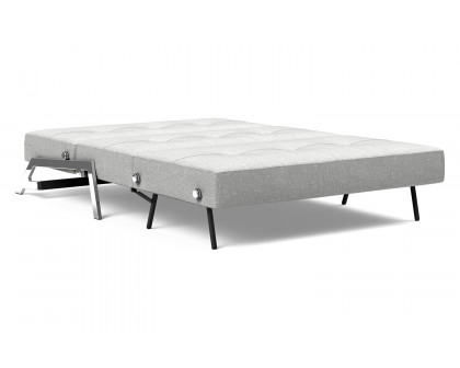 Innovation Living™ Cubed Full Size Sofa Bed with Chrome legs - 590 Micro Check Gray