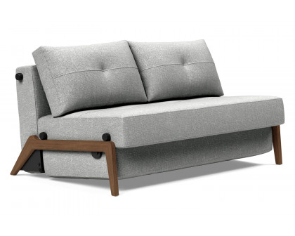 Innovation Living - Cubed Full Size Sofa Bed with Dark Wood Legs