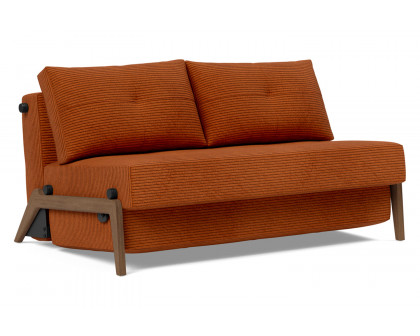 Innovation Living - Cubed Full Size Sofa Bed with Dark Wood Legs