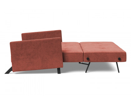 Innovation Living Cubed Queen Size Sofa Bed with Arms - 317 Cordufine Rust