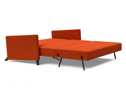 Innovation Living Cubed Queen Size Sofa Bed with Arms - 506 Elegance Paprika