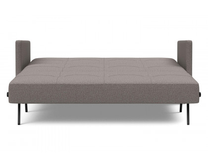 Innovation Living Cubed Queen Size Sofa Bed with Arms - 521 Mixed Dance Gray