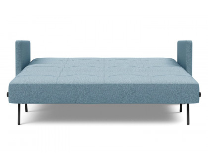 Innovation Living Cubed Queen Size Sofa Bed with Arms - 525 Mixed Dance Light Blue