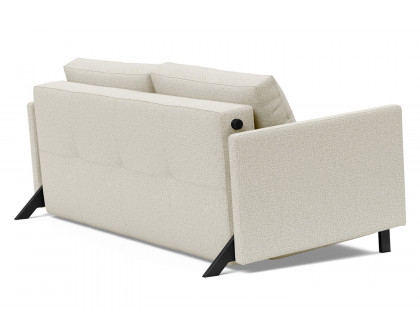 Innovation Living Cubed Queen Size Sofa Bed with Arms - 527 Mixed Dance Natural