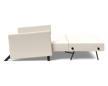 Innovation Living Cubed Queen Size Sofa Bed with Arms - 531 Bouclé Off White