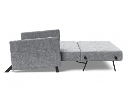 Innovation Living Cubed Queen Size Sofa Bed with Arms - 565 Twist Granite