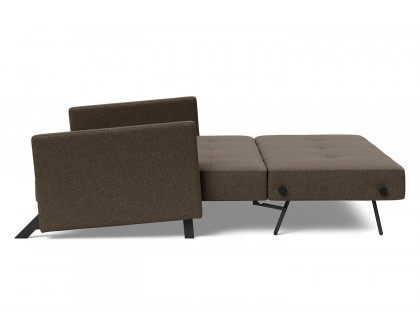 Innovation Living Cubed Queen Size Sofa Bed with Arms - 578 Kenya Taupe