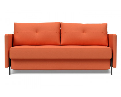 Innovation Living Cubed Queen Size Sofa Bed with Arms - 581 Argus Rust