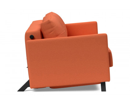 Innovation Living Cubed Queen Size Sofa Bed with Arms - 581 Argus Rust