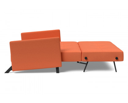 Innovation Living Cubed Queen Size Sofa Bed with Arms - 581 Argus Rust