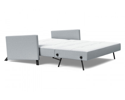 Innovation Living Cubed Queen Size Sofa Bed with Arms - 583 Argus Gray