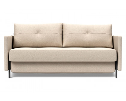 Innovation Living Cubed Queen Size Sofa Bed with Arms - 584 Argus Natural