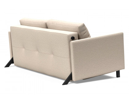 Innovation Living Cubed Queen Size Sofa Bed with Arms - 584 Argus Natural