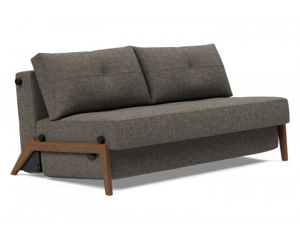 Innovation Living - Cubed Queen Size Sofa Bed with Dark Wood Legs