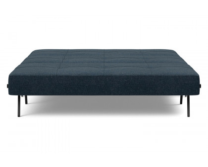 Innovation Living Cubed Queen Size Sofa Bed with Alu Legs - 515 Nist Blue