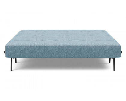 Innovation Living Cubed Queen Size Sofa Bed with Alu Legs - 525 Mixed Dance Light Blue