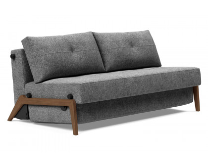 Innovation Living - Cubed Queen Size Sofa Bed with Dark Wood Legs