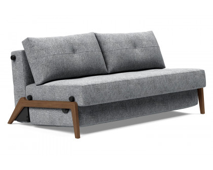 Innovation Living - Cubed Queen Size Sofa Bed with Dark Wood Legs