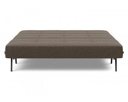 Innovation Living Cubed Queen Size Sofa Bed with Chrome Legs - 578 Kenya Taupe