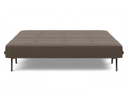 Innovation Living Cubed Queen Size Sofa Bed with Dark Wood Legs - 578 Kenya Taupe