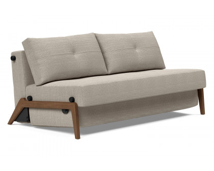 Innovation Living - Cubed Queen Size Sofa Bed with Dark Wood Legs