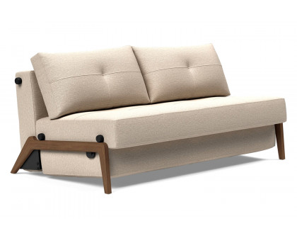 Innovation Living - Cubed Queen Size Sofa Bed with Dark Wood Legs