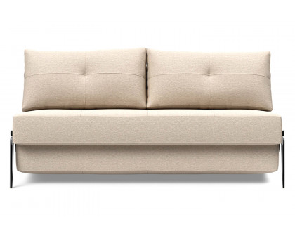 Innovation Living Cubed Queen Size Sofa Bed with Alu Legs - 584 Argus Natural