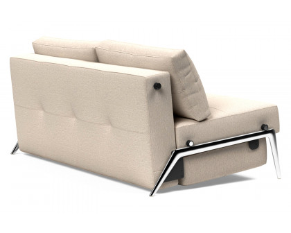 Innovation Living Cubed Queen Size Sofa Bed with Alu Legs - 584 Argus Natural