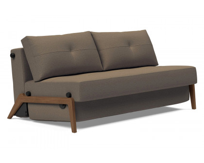 Innovation Living - Cubed Queen Size Sofa Bed with Dark Wood Legs