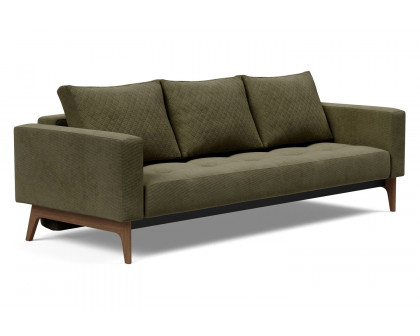 Innovation Living - Cassius Quilt Dark Wood Sofa Bed