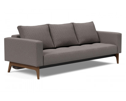 Innovation Living - Cassius Quilt Dark Wood Sofa Bed