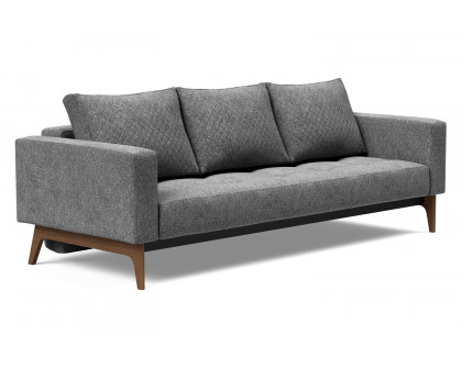 Innovation Living - Cassius Quilt Dark Wood Sofa Bed