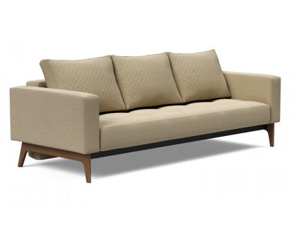 Innovation Living - Cassius Quilt Dark Wood Sofa Bed