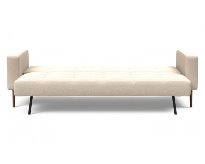 Innovation Living Cassius Quilt Dark Wood Sofa Bed - 584 Argus Natural