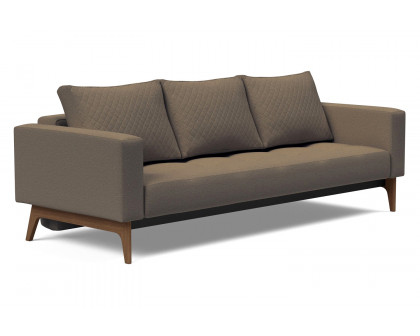 Innovation Living - Cassius Quilt Dark Wood Sofa Bed